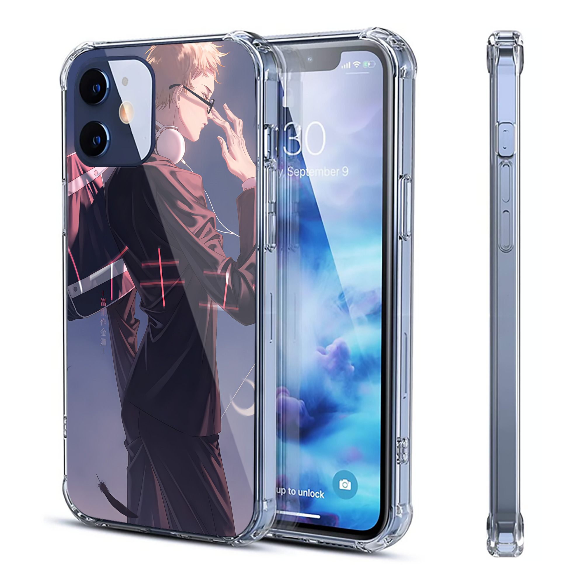 （画像用） ハイキュー!! Haikyu!! 【iPhone 12シリーズ対応】透明スマホケース（クリアソフトケース）